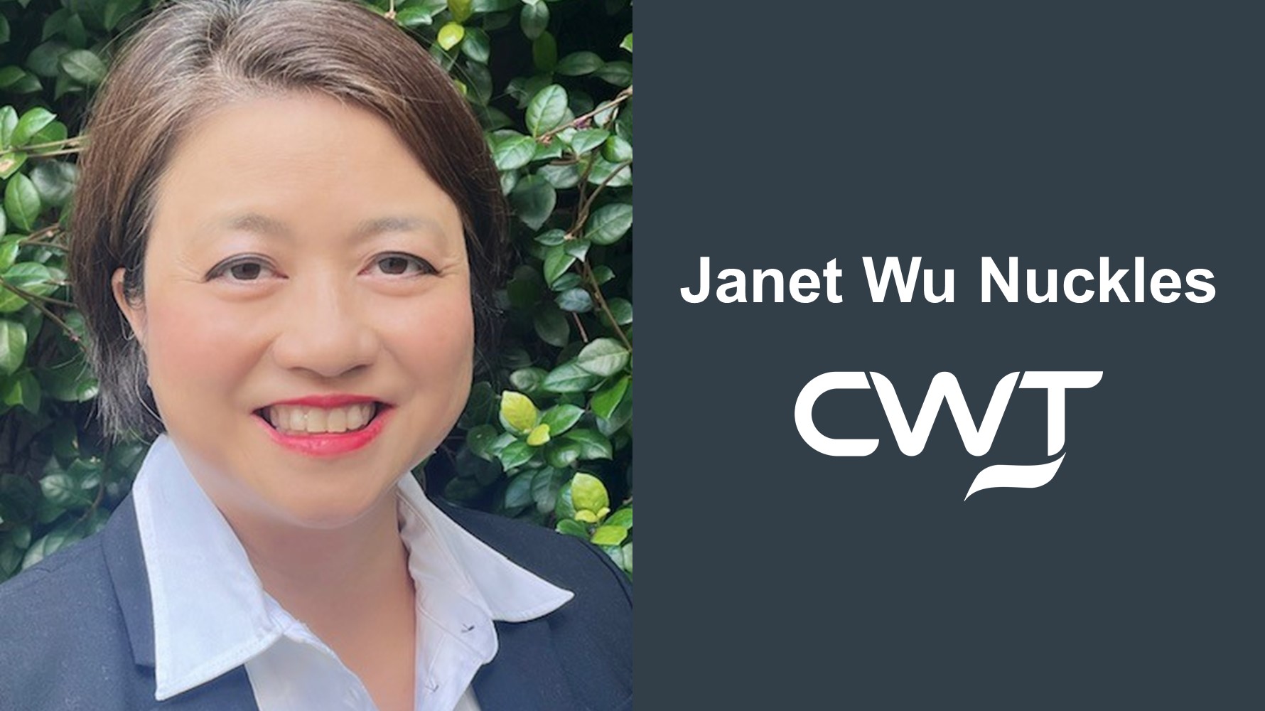 CWT appoints Janet Wu Nuckles as Vice President, Tax