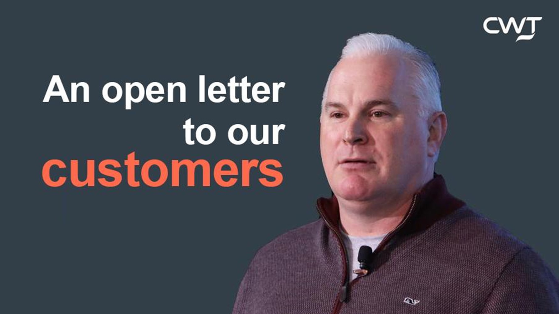 COVID-19: An update from Kurt Ekert, President & CEO