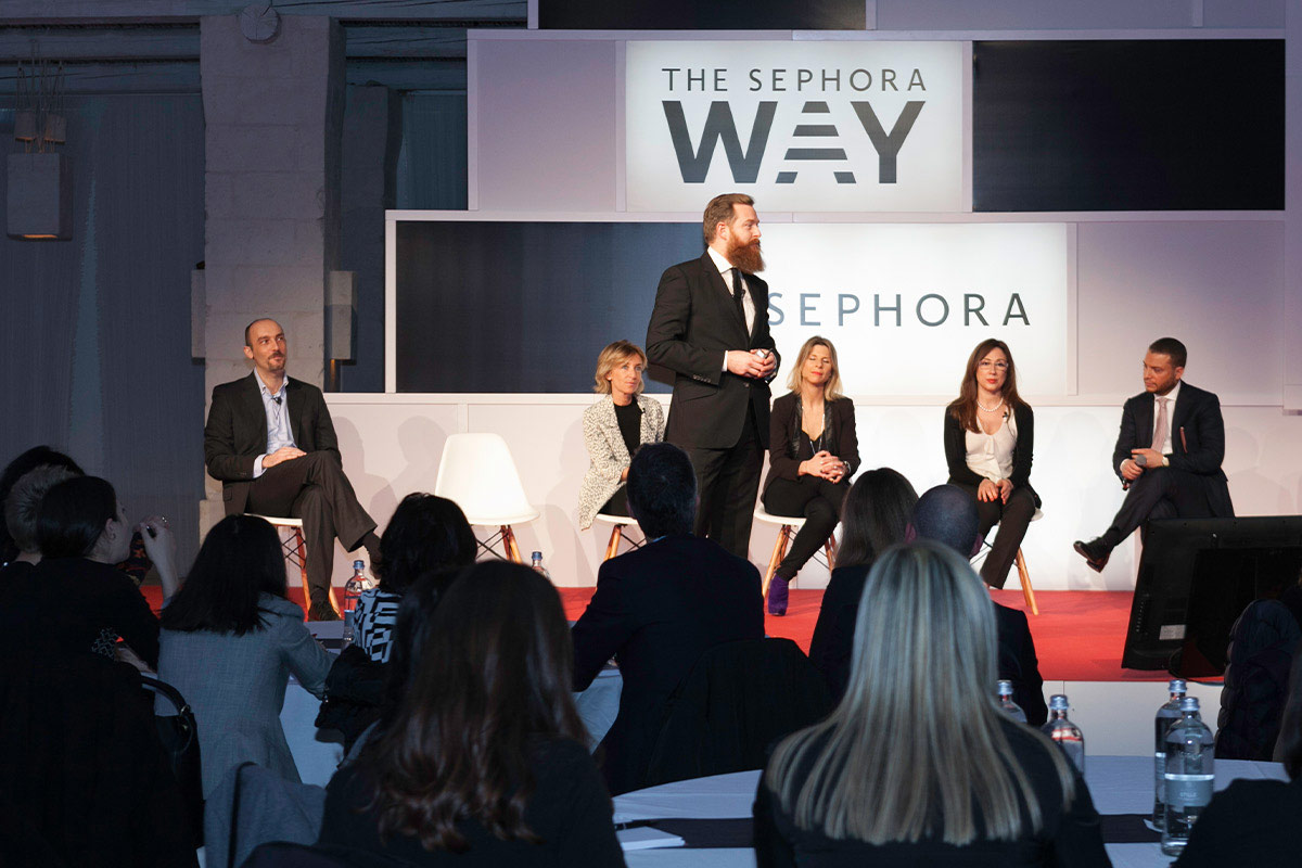 Inspirational event for a global cosmetics brand
